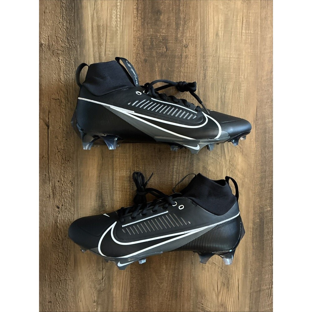 Nike Vapor Edge Pro 360 2 Black Grey Football Cleats Men Size 10.5 DA5456-010
